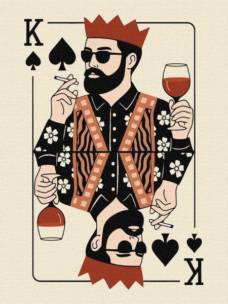 Картина по номерам Ideyka Карта короля 30x40 см (KHO5206)