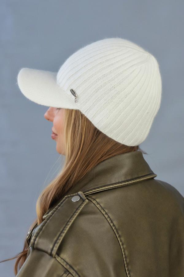 Бейсболка жіноча Braxton Кокетка 7238 Білий (2351538596) - фото 3 Бейсболка жіноча Braxton Кокетка 7238 Білий (2351538596) - фото 3