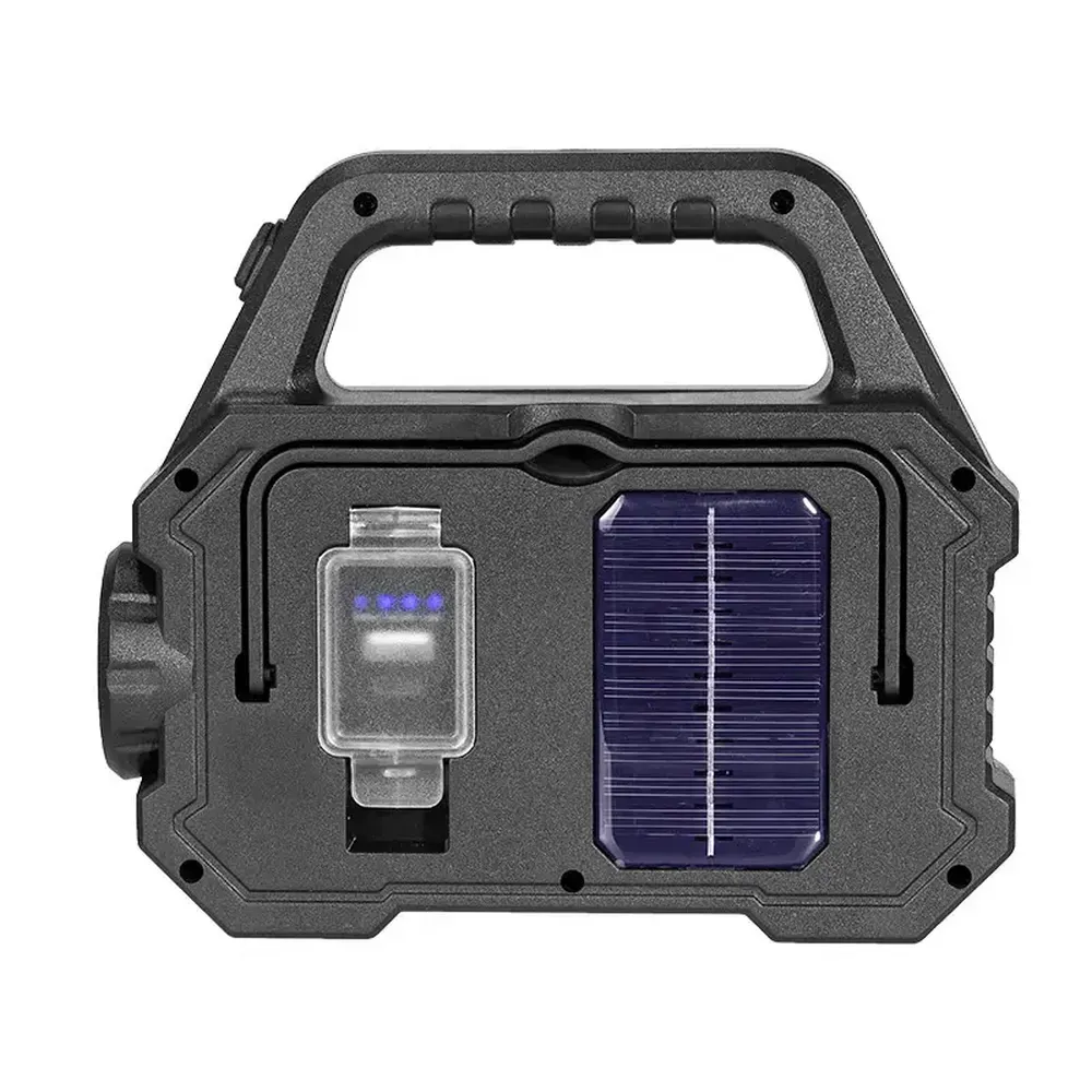 Ліхтар ручний прожектор YT-880B з USB-зарядкою з сонячною панеллю 7 режимів 1200 мАч (234564572) - фото 8 Ліхтар ручний прожектор YT-880B з USB-зарядкою з сонячною панеллю 7 режимів 1200 мАч (234564572) - фото 8