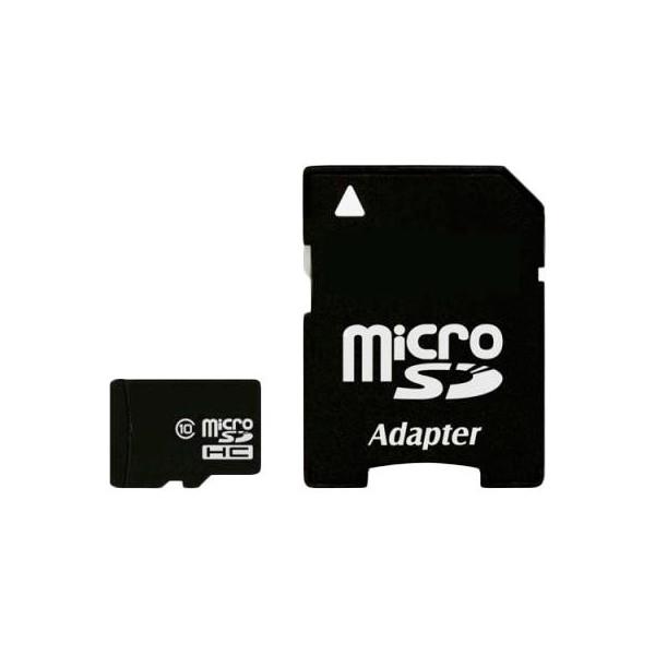 Карта пам'яті Exceleram microSDHC 16GB Class 10 з адаптером SD (MSD1610A)