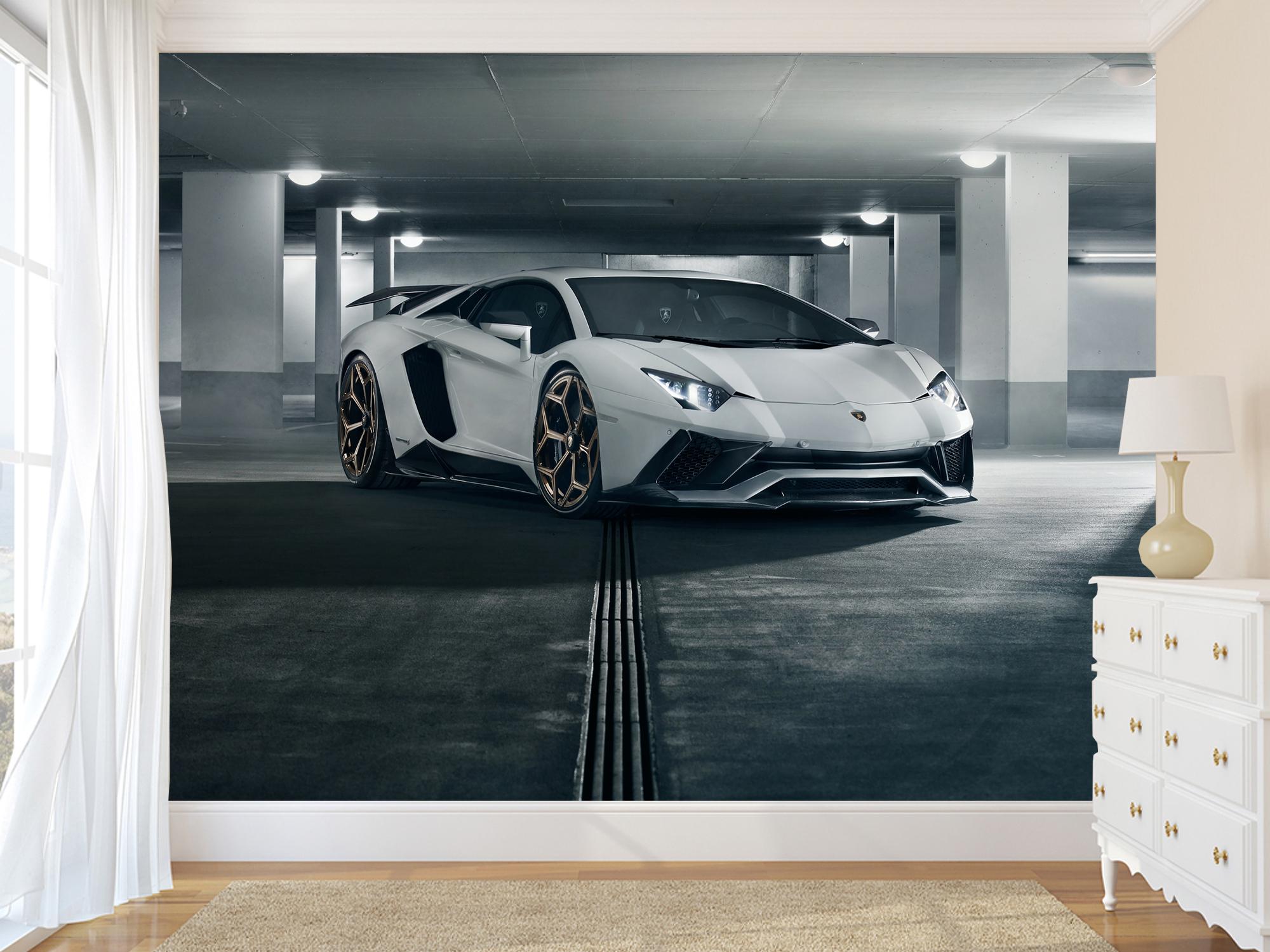 Фотообои флизелиновые 3д Upstream Lamborghini 190х285 см (S5CAR-014/4)