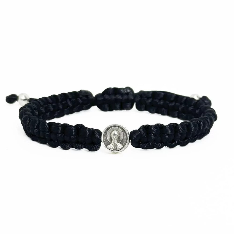 Браслет Святий Спіридон плетений Чорний (213011729)