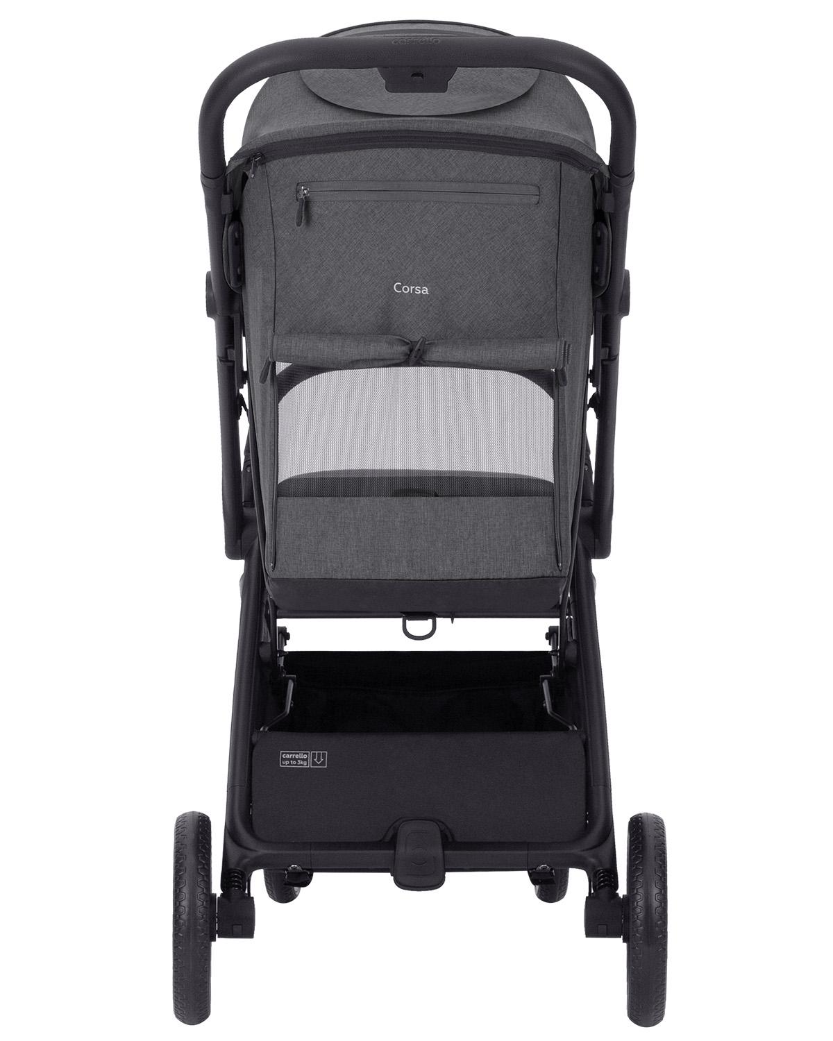 Коляска детская Carrello Corsa Solid Grey (CRL-5518) - фото 4