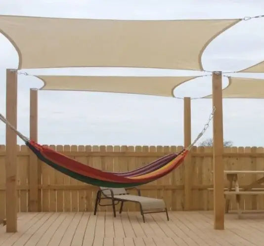 Тент солнцезащитный квадратный Сетка 3х3 м Молочный - фото 3 Тент солнцезащитный квадратный Сетка 3х3 м Молочный - фото 3