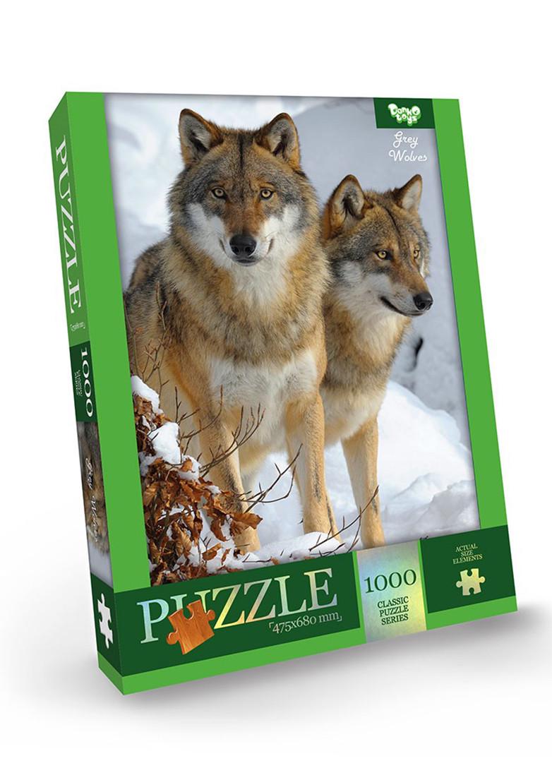 Пазлы детские Danko Toys Grey Wolves 475х680 мм 1000 элементов (C1000-11-08)