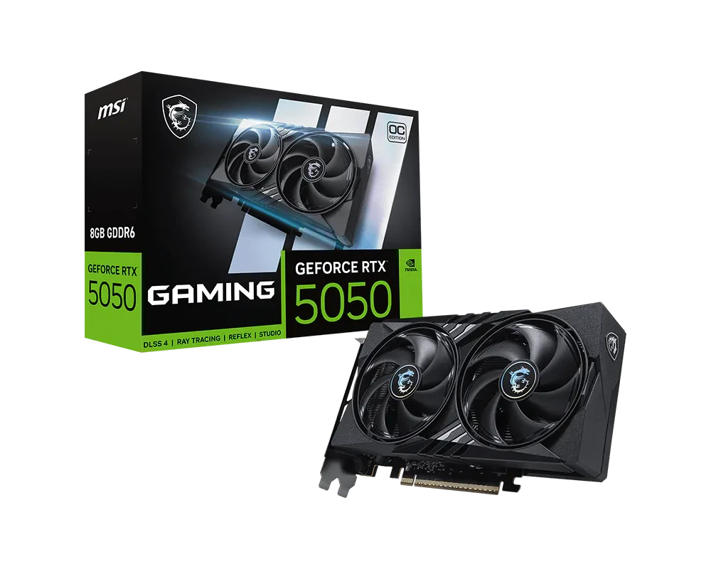 Видеокарта MSI RTX Gaming OC 5050 GDDR6 8 Гб (GeForce RTX 5050 8G GAMING OC)