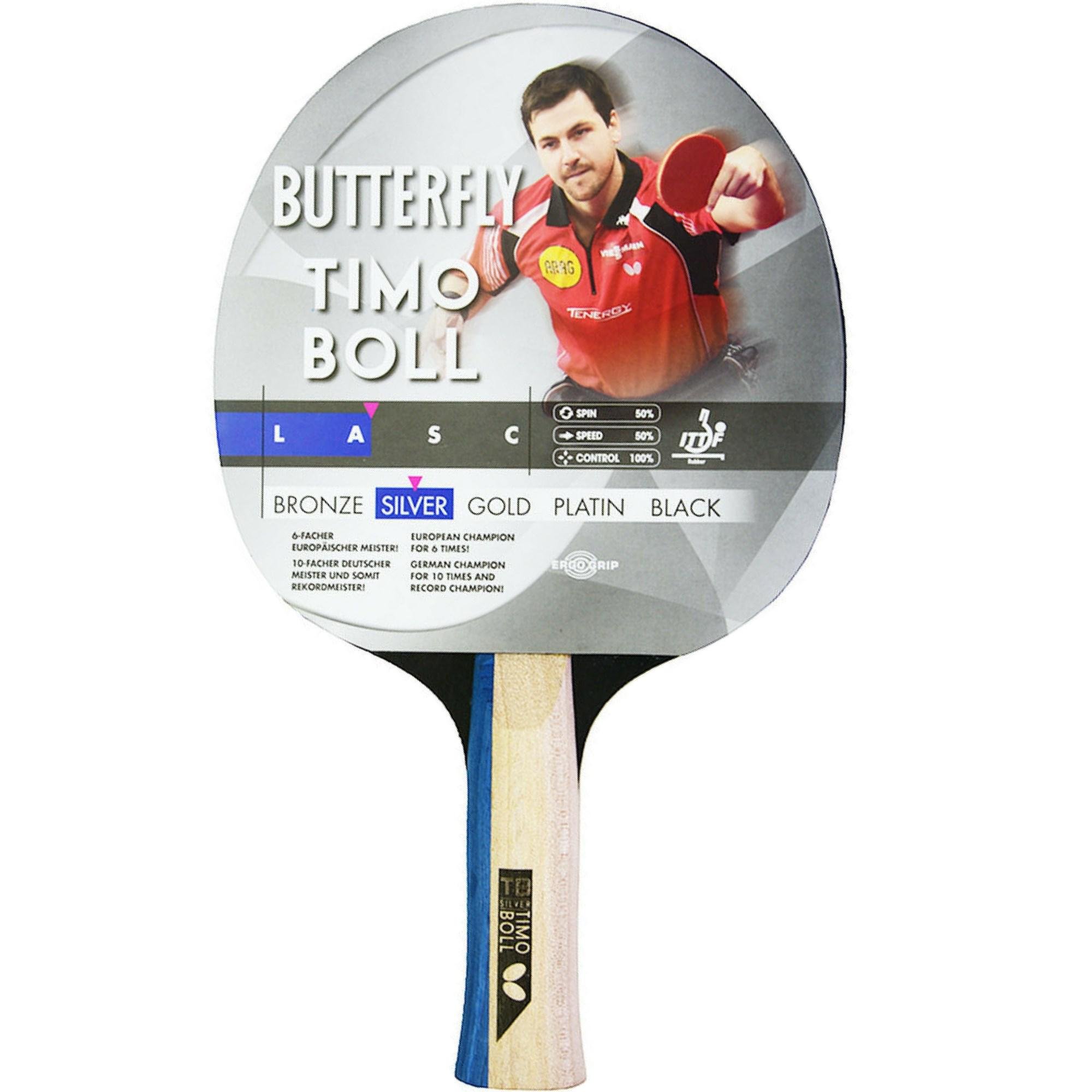 Ракетка для настольного тенниса Butterfly Timo Boll Silver (47c53dae)