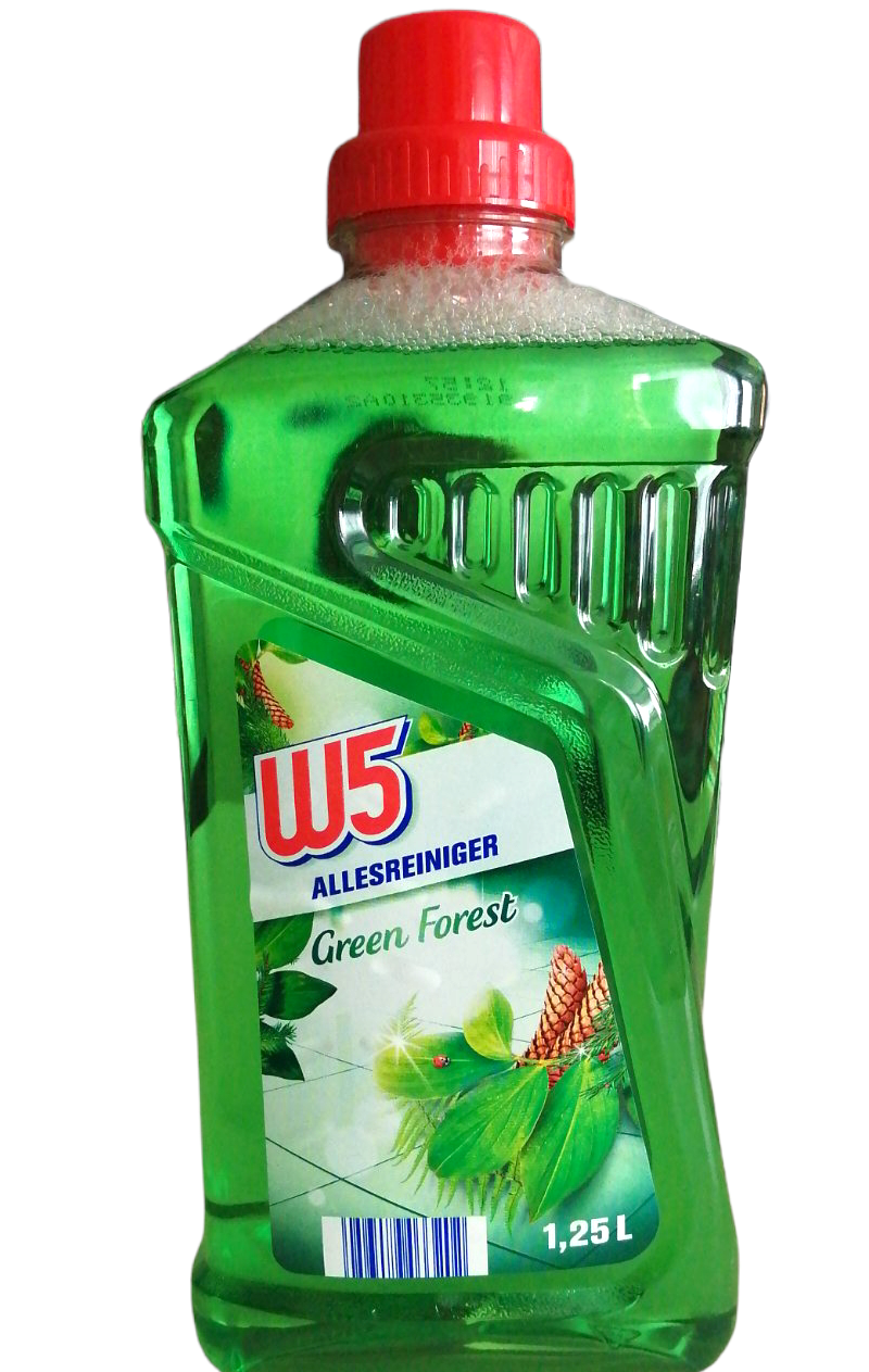 Средство моющее универсальное W5 Green Forest 1,25 л (2886)