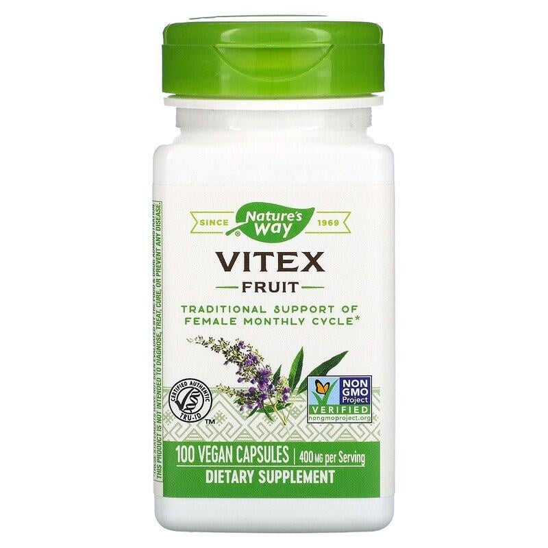Натуральная добавка Nature's Way Vitex Fruit 400 мг 100 капсул