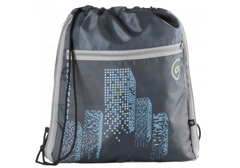 Сумка для обуви Cool for school Skyscriper 44х35 см Серый (CF85726)