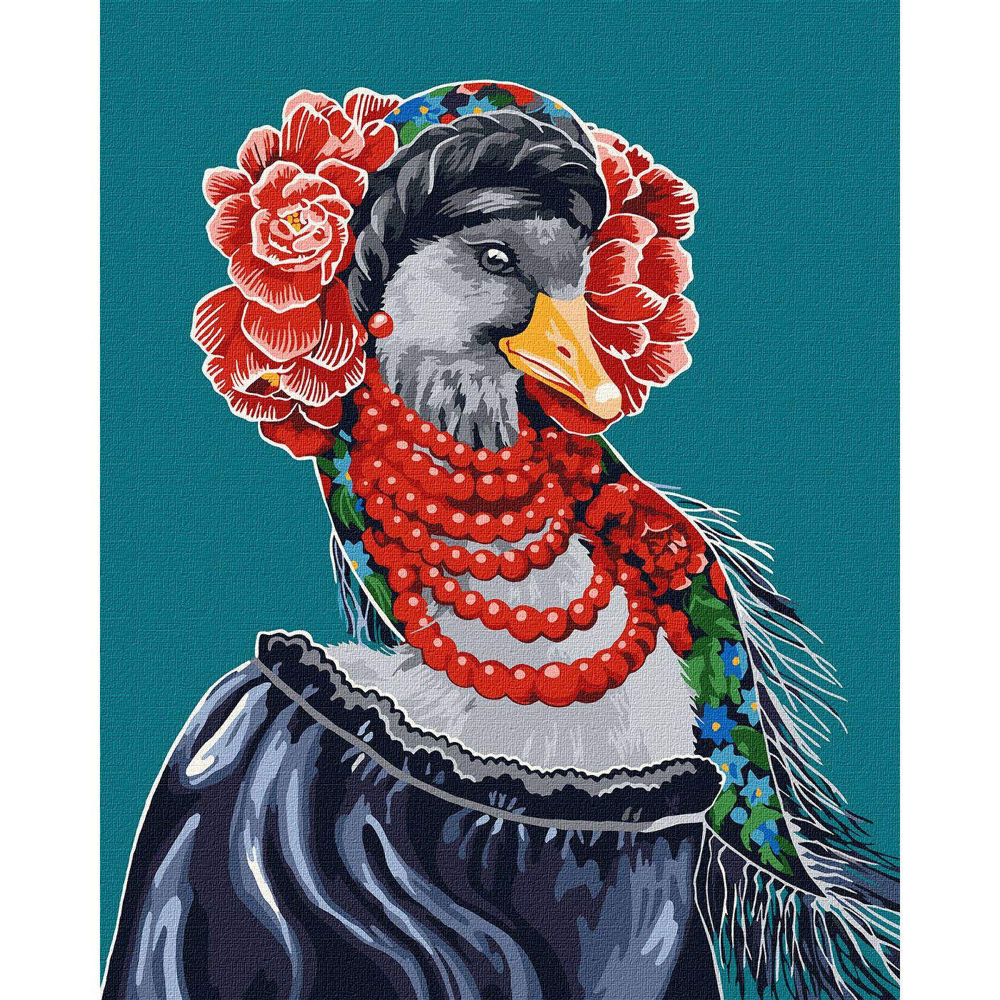 Картина по номерам ART CRAFT Украинская гусыня 40x50 см Разноцветный (PM-194-K-738)