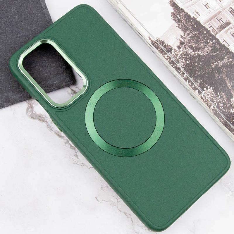 Протиударний TPU Чохол Bonbon Metal Style with MagSafe для OnePlus 9 Pro Зелений / Army Green - фото 5