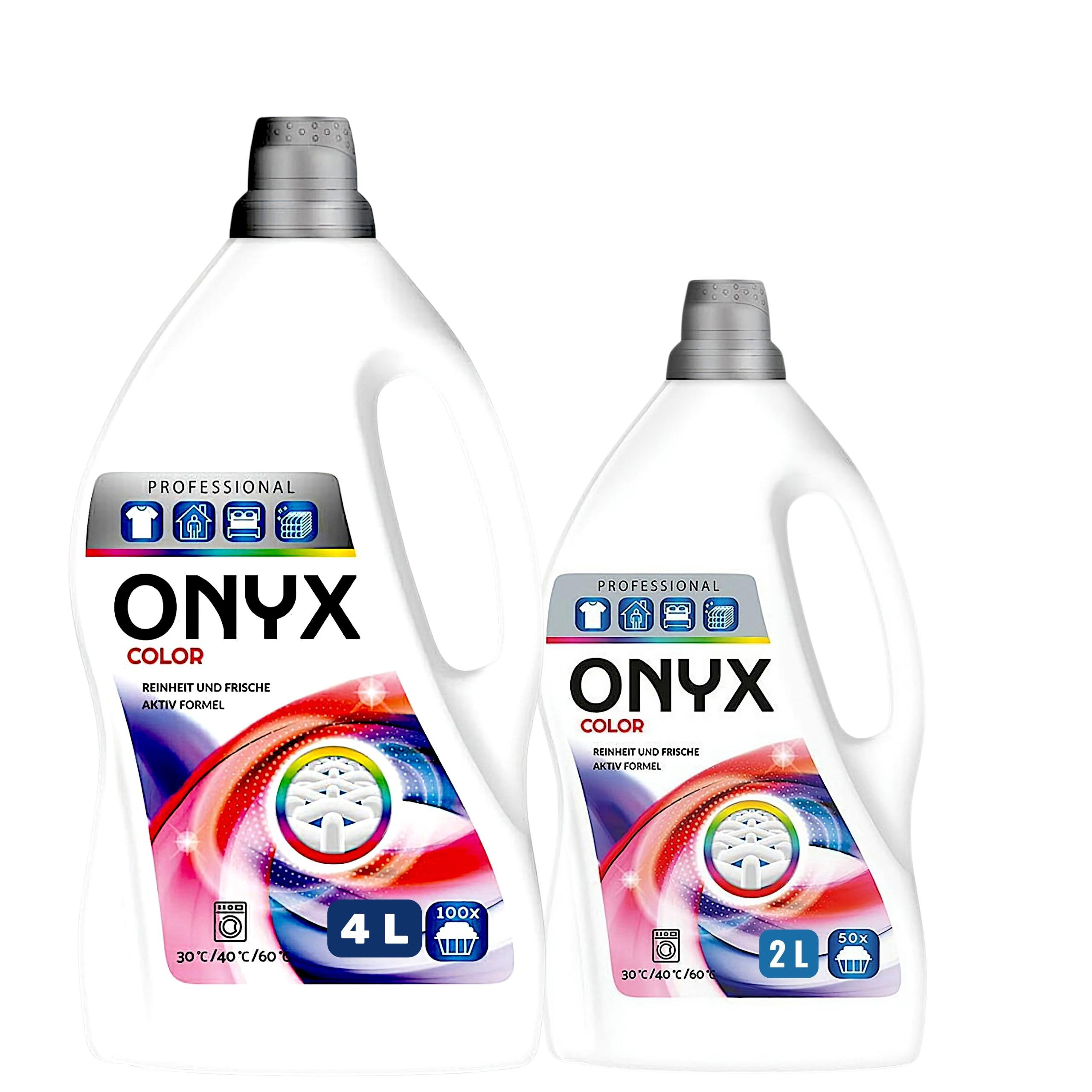 Набор геля для стирки цветной одежды Onyx Professional Color 4 л 100 стирок и 2 л 50 стирок (999980/0307)