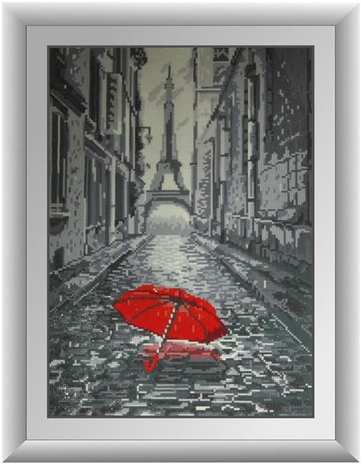 Алмазная мозаика Dream Art Дождь в Париже 34x51 см (DA.30130)
