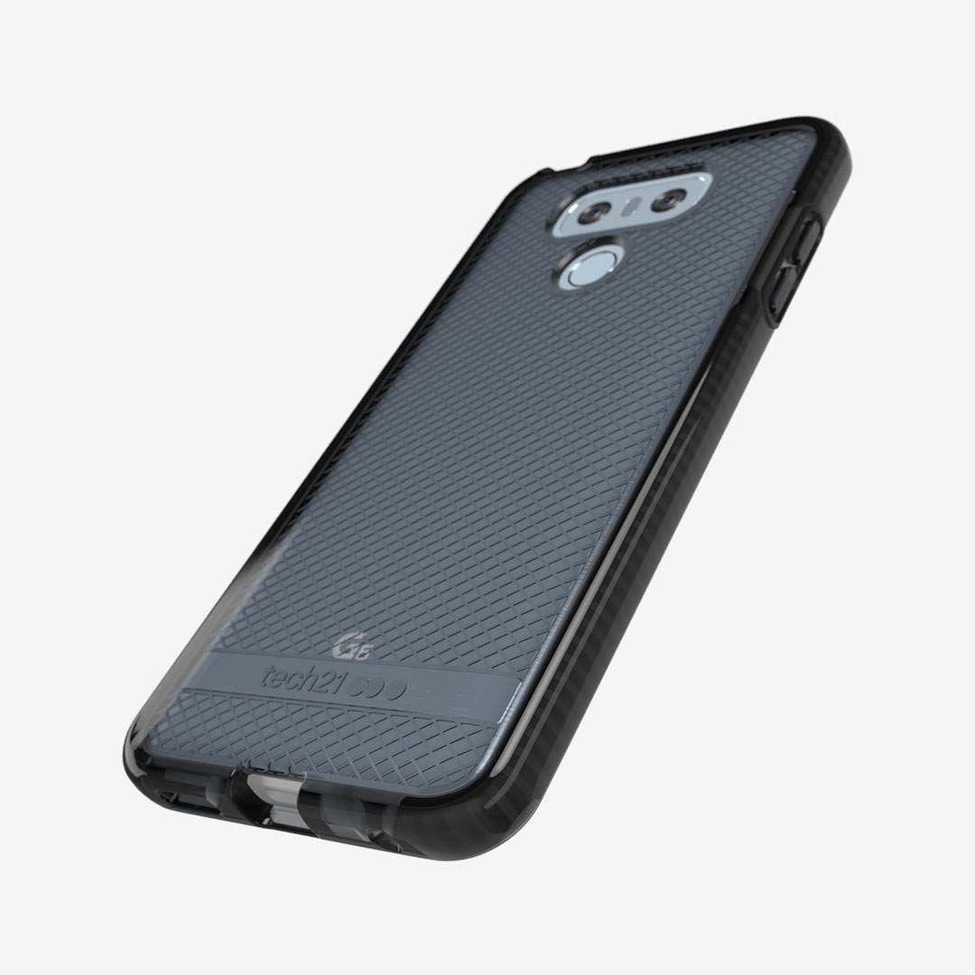 Фирменный противоударный чехол tech21 Evo Check LV для LG G6 Smokey Black (5530)