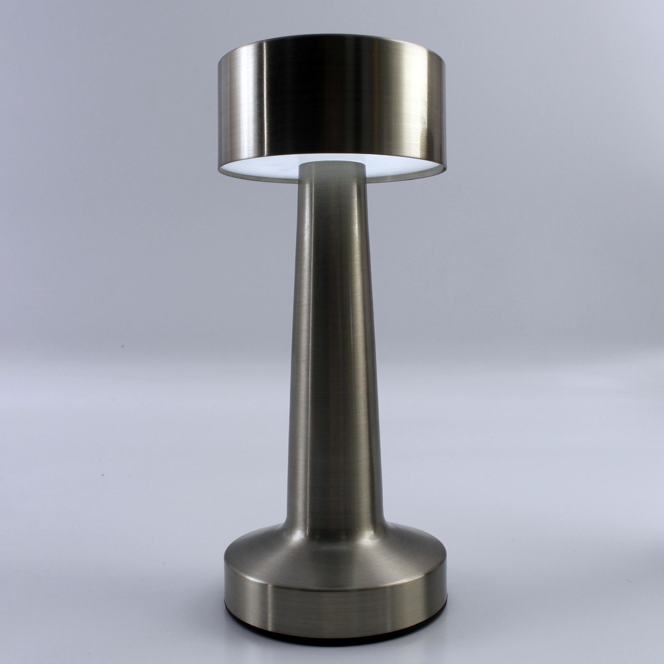 Настільна лампа світлодіодна сенсорна з акумулятором ESLLSE DOWN LIGHT 2 Вт Срібний (10317) - фото 2 Настільна лампа світлодіодна сенсорна з акумулятором ESLLSE DOWN LIGHT 2 Вт Срібний (10317) - фото 2