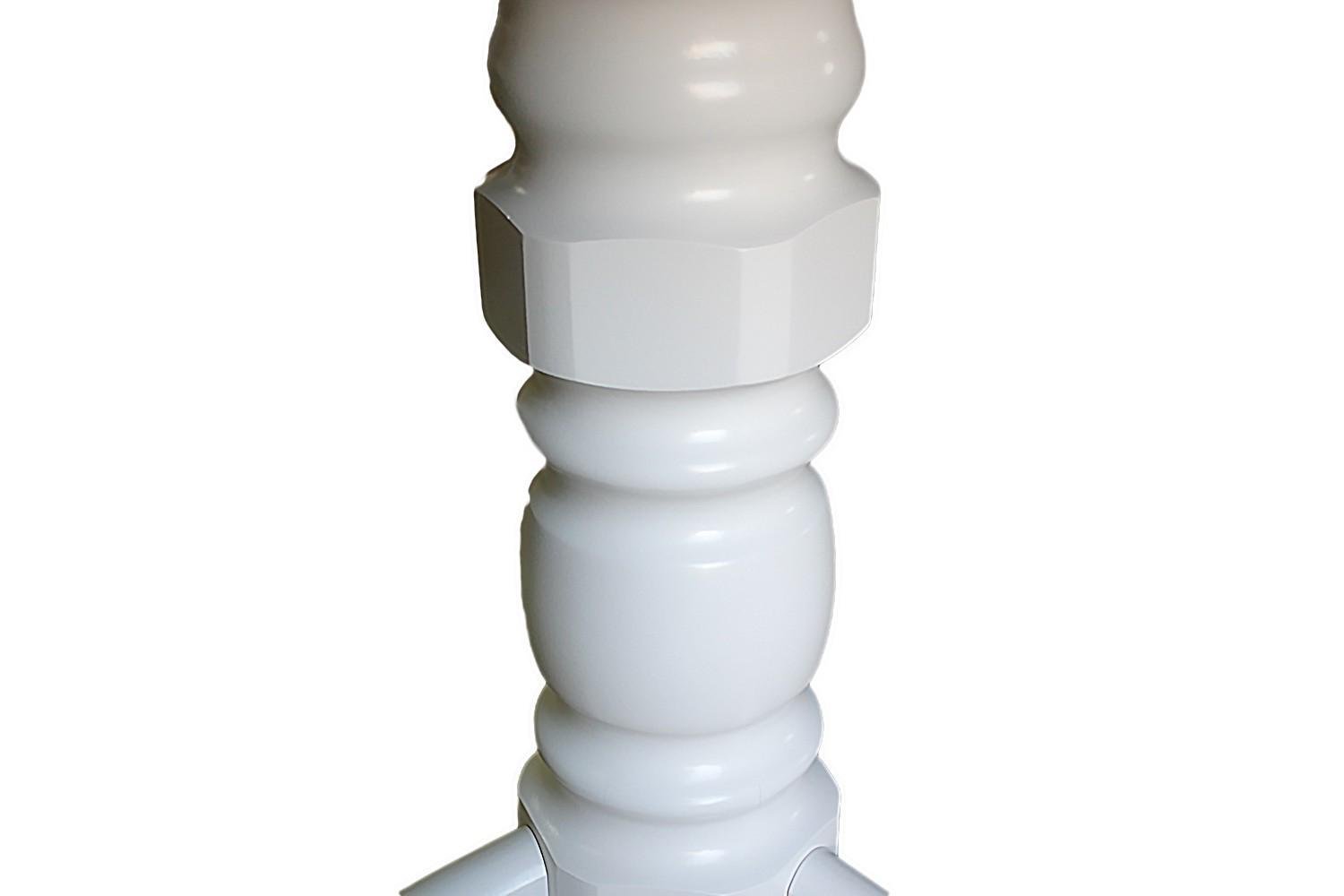 Стол обеденный круглый Скиф СТ-2 белый 100х100-140 см (25364687) - фото 2 Стол обеденный круглый Скиф СТ-2 белый 100х100-140 см (25364687) - фото 2