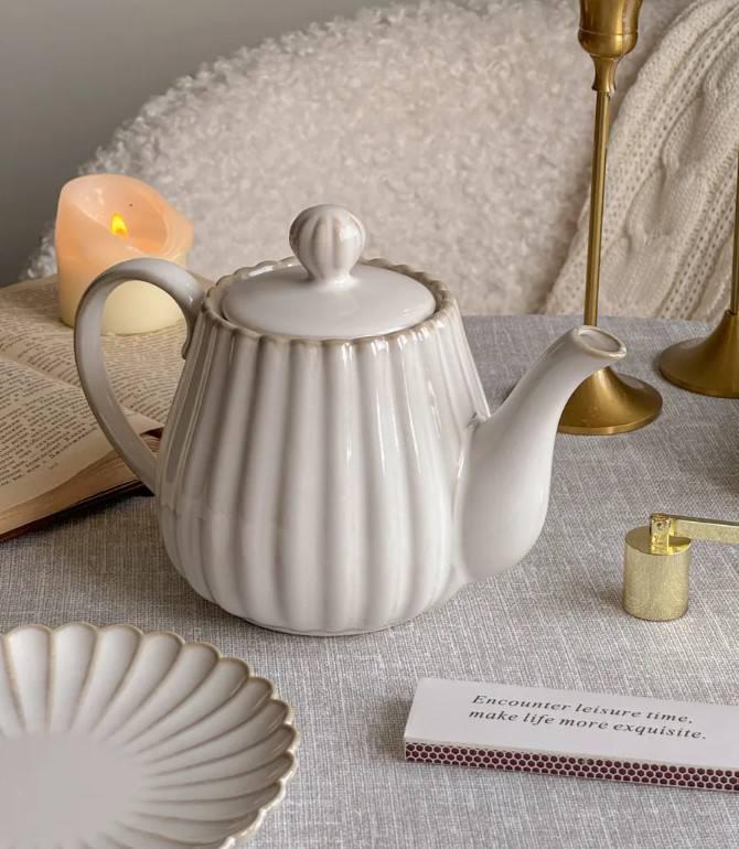 Чайник заварювальний керамічний Елеганс 1150 мл (90419) - фото 5 Чайник заварювальний керамічний Елеганс 1150 мл (90419) - фото 5