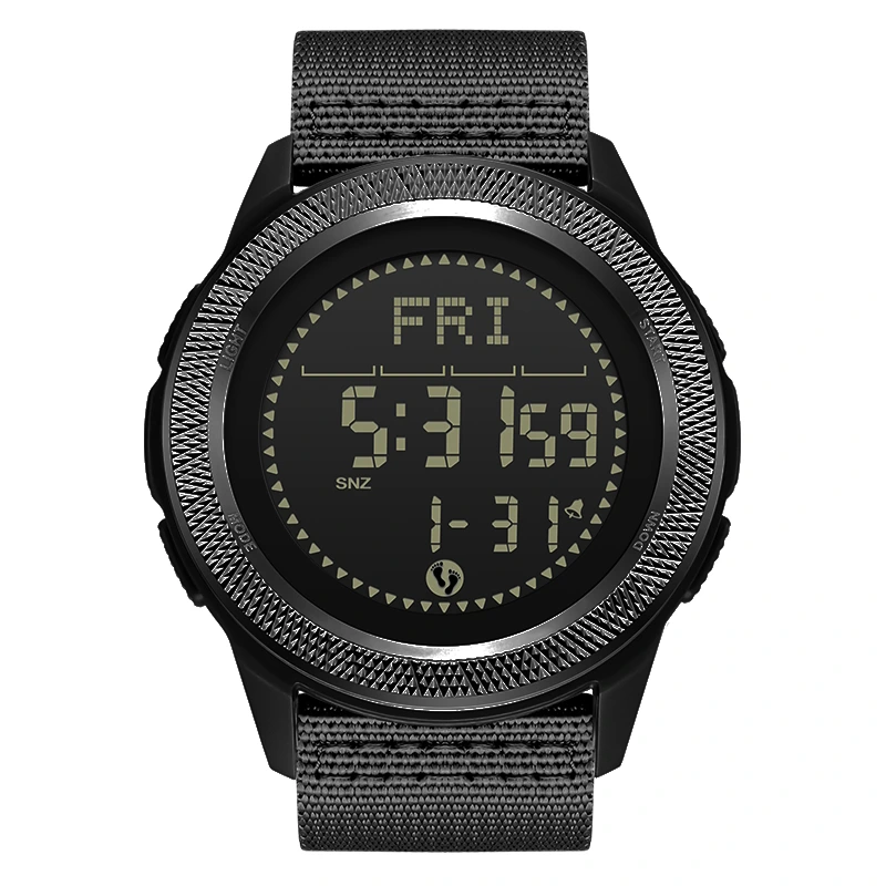 Годинник чоловічий водостійкий спортивний тактичний з компасом North Edge Nexus з компасом (11122)