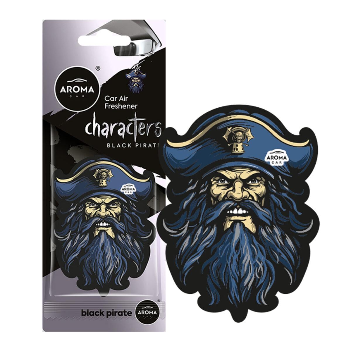 Ароматизатор Aroma Car Cellulose Characters - Black Pirat