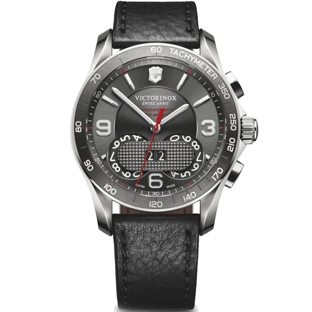 Наручные часы мужские Victorinox Swiss Army Chrono Classic 1/100 кварцевые Silver (V241616)