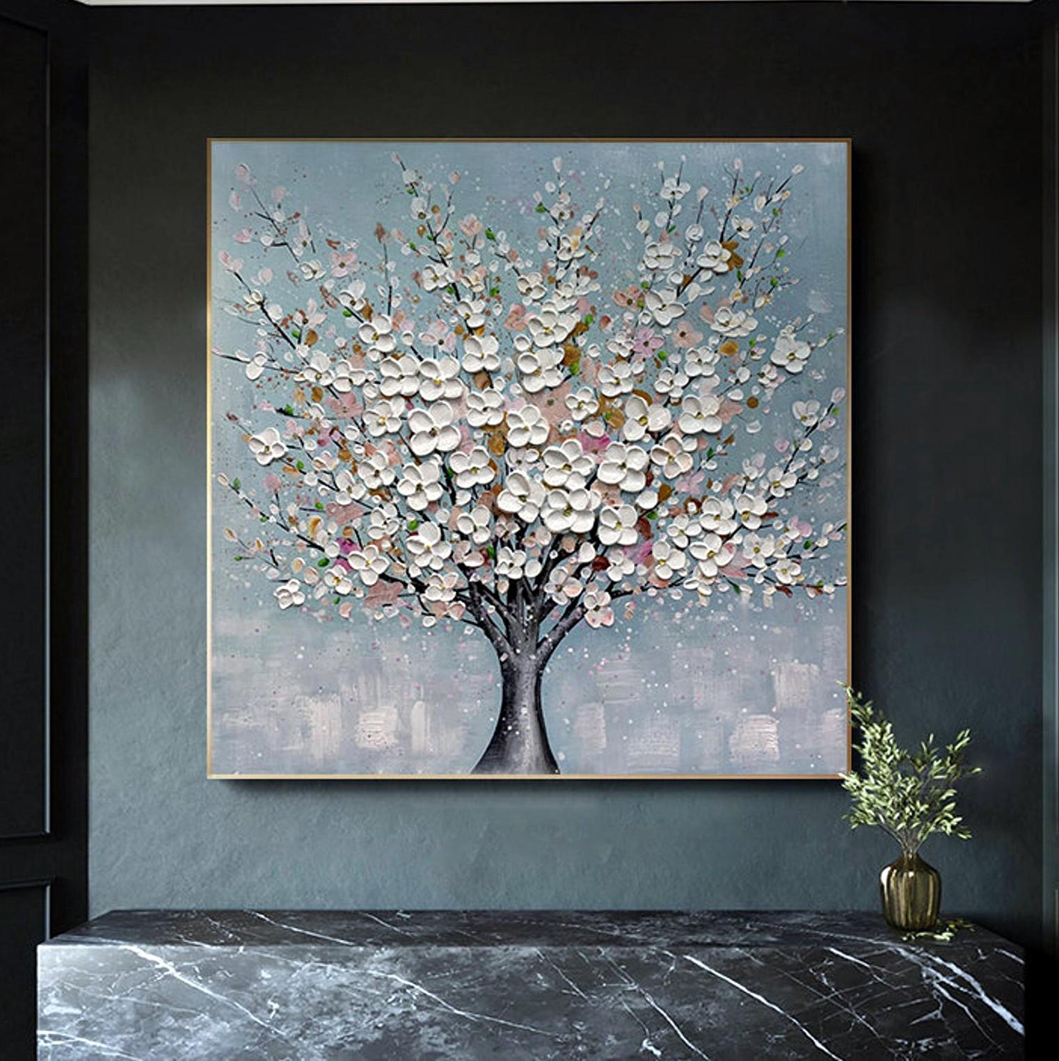 Картина на холсте ArtSale Цветы 70х70 см flwr0101
