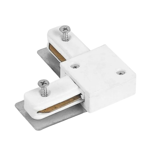 Коннектор для соединения шинопроводов Feron LD1101 угловой Белый (00000034368)