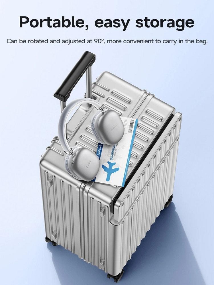 Гарнитура стерео Bluetooth Hoco W35 Max Silver (37764) - фото 4