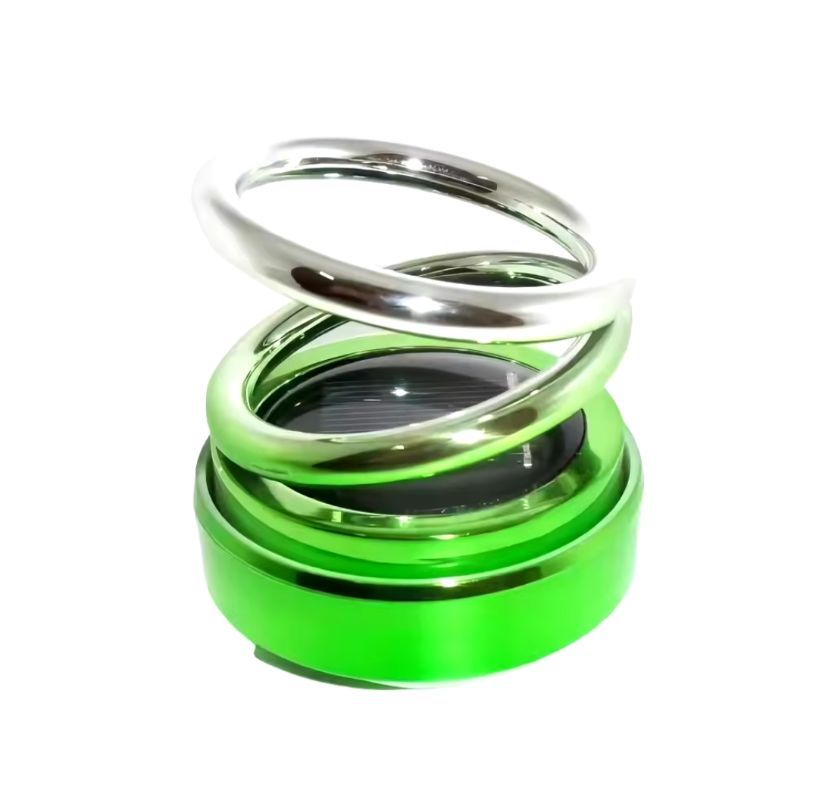 Ароматизатор для авто Кольца левитации на солнечной батарее Зеленый (2398938540)