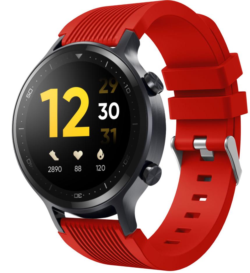Ремешок Line для Realme Watch S 22 мм Red (22645-2D) - фото 1 Ремешок Line для Realme Watch S 22 мм Red (22645-2D) - фото 1
