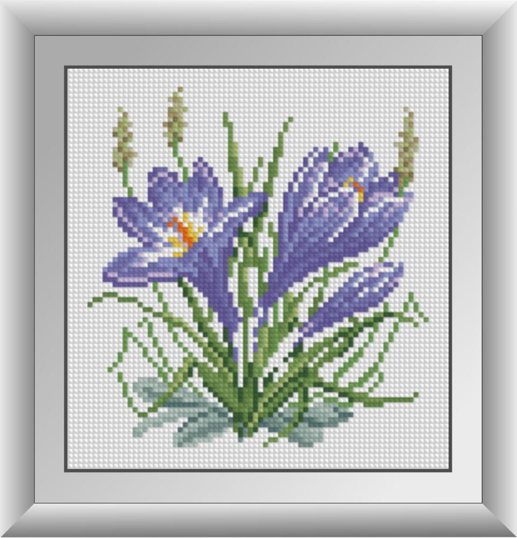 Алмазная мозаика Dream Art Крокус 19x20 см (DA.30564)