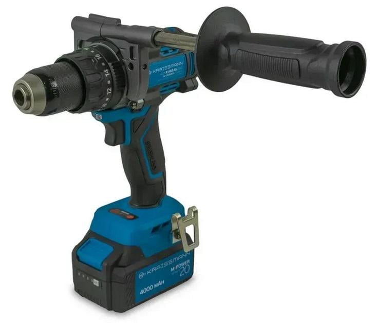 Шуруповерт ударный KRAISSMANN 4135 E-ABS-BL 20/2