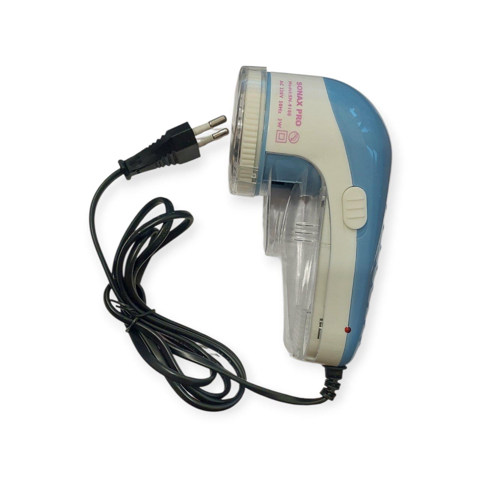 Машинка для удаления катышек SONAX Pro SN-9100 от сети 220V Голубой (SONNY SN-1188)