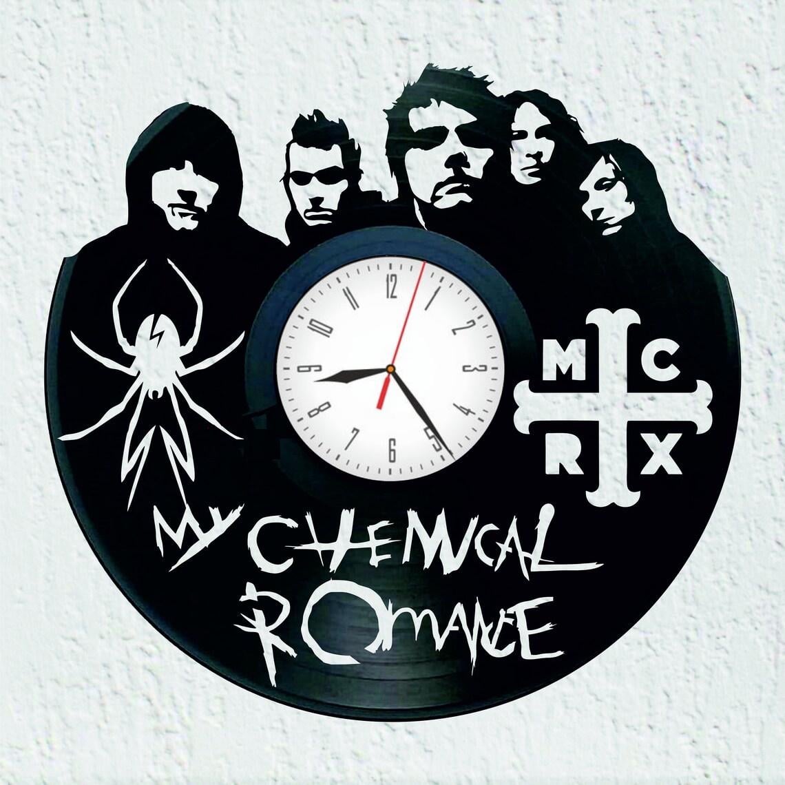 Часы настенные My Chemical Romance 2270 из виниловой пластинки