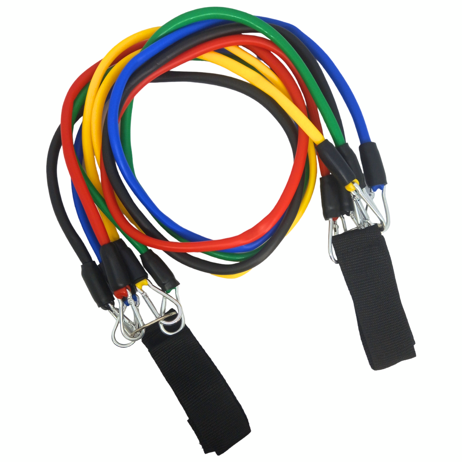 Эспандер Ares Active Resistance Bands Set 11в1 для фитнеса и силовых упражнений трубчатый (10199422) - фото 3