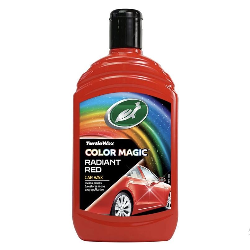 Полироль для кузова Turtle Wax Color Magic 500 мл Красный (52711)