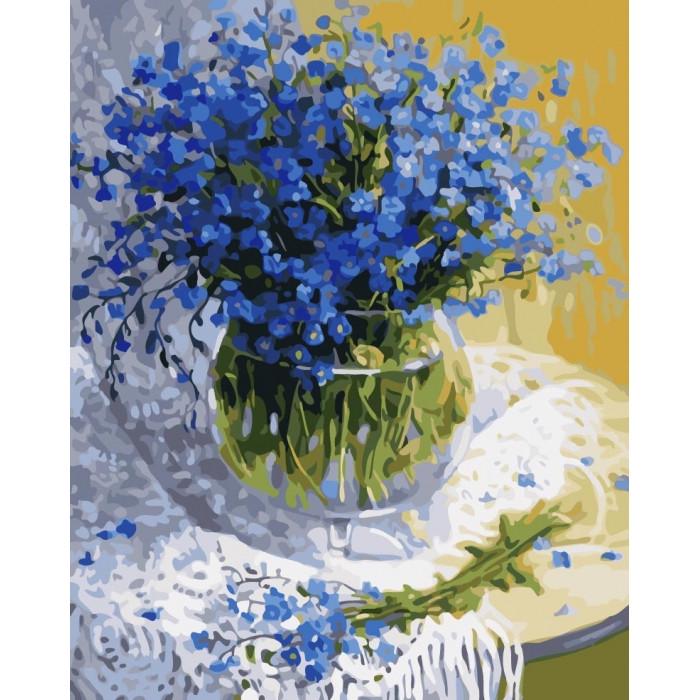 Картина по номерам Ідейка Незабудки 40х50 см (KHO1069)