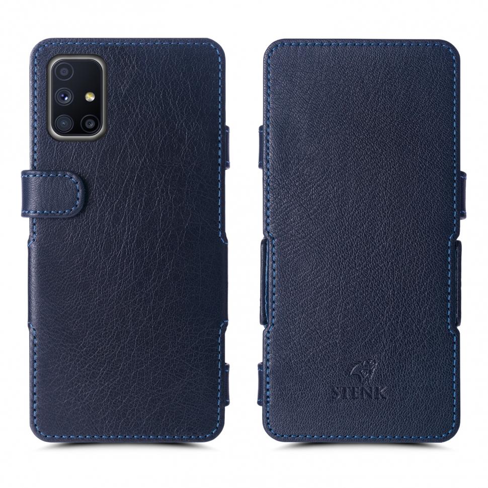 Чехол книжка Stenk Prime для Samsung Galaxy M51 Синий (67540)