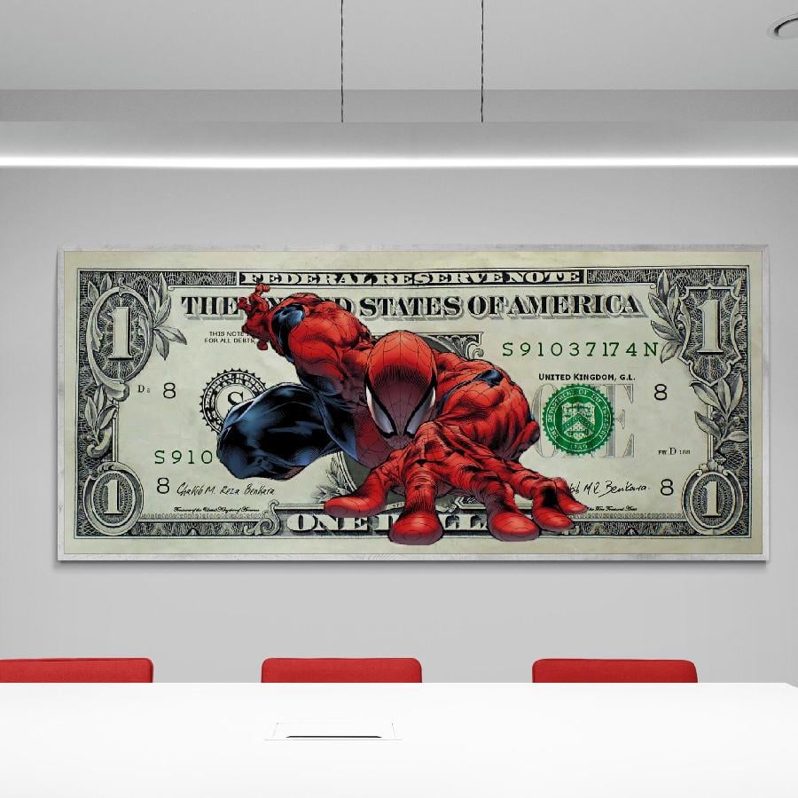 Картина на холсте HolstPrint Dollar 40х120 см (RK0033)