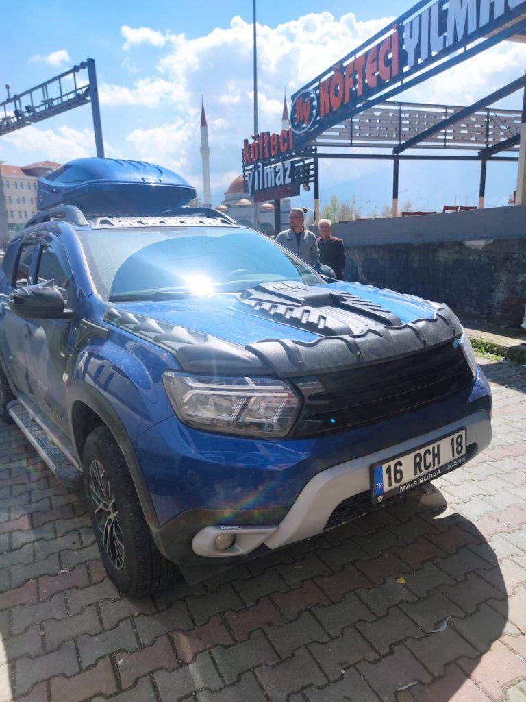 Решітка передня Omsa Line для Renault Duster 2018-2024 р. Чорно-сірий (118456) - фото 3