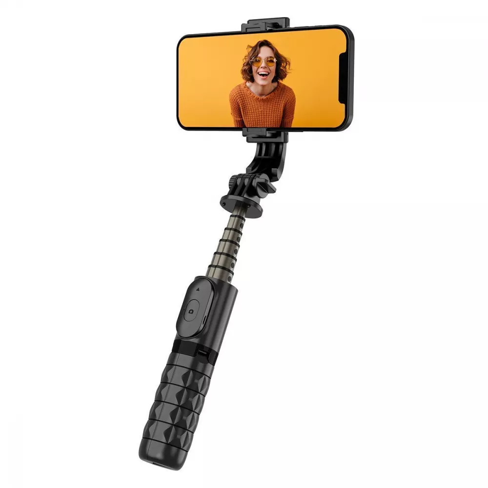 Селфі-палиця трипод Proove Tiny Stick Selfie Stick Tripod 680 мм Black - фото 1