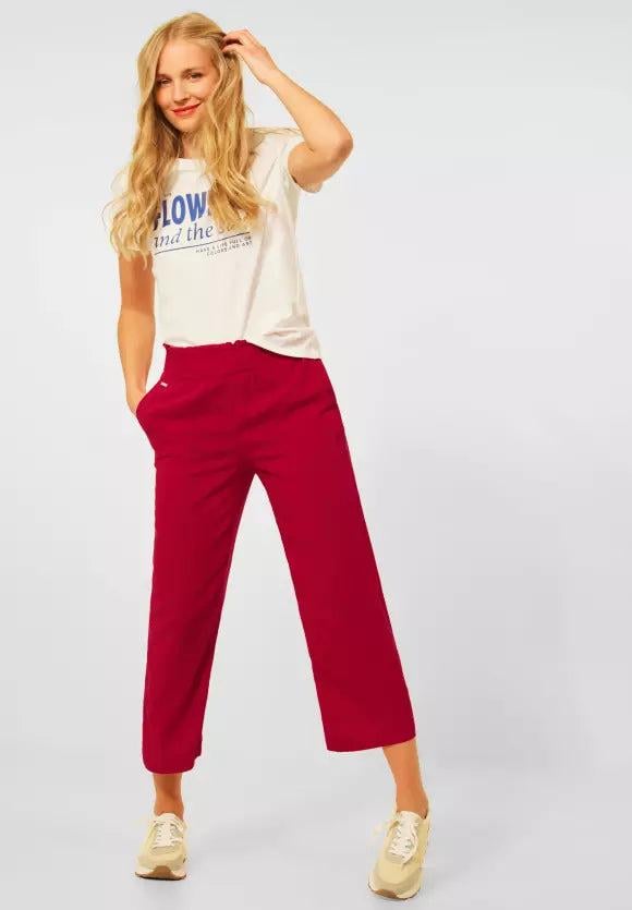 Брюки Street One 375148П р. 34 Красный