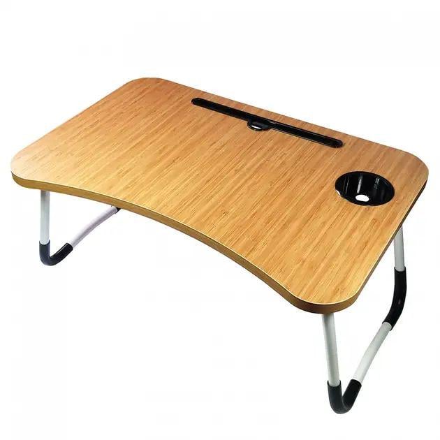 Стіл для ноутбука і планшета M&T Displays 60х40х28 см Коричневий (opt-103554)