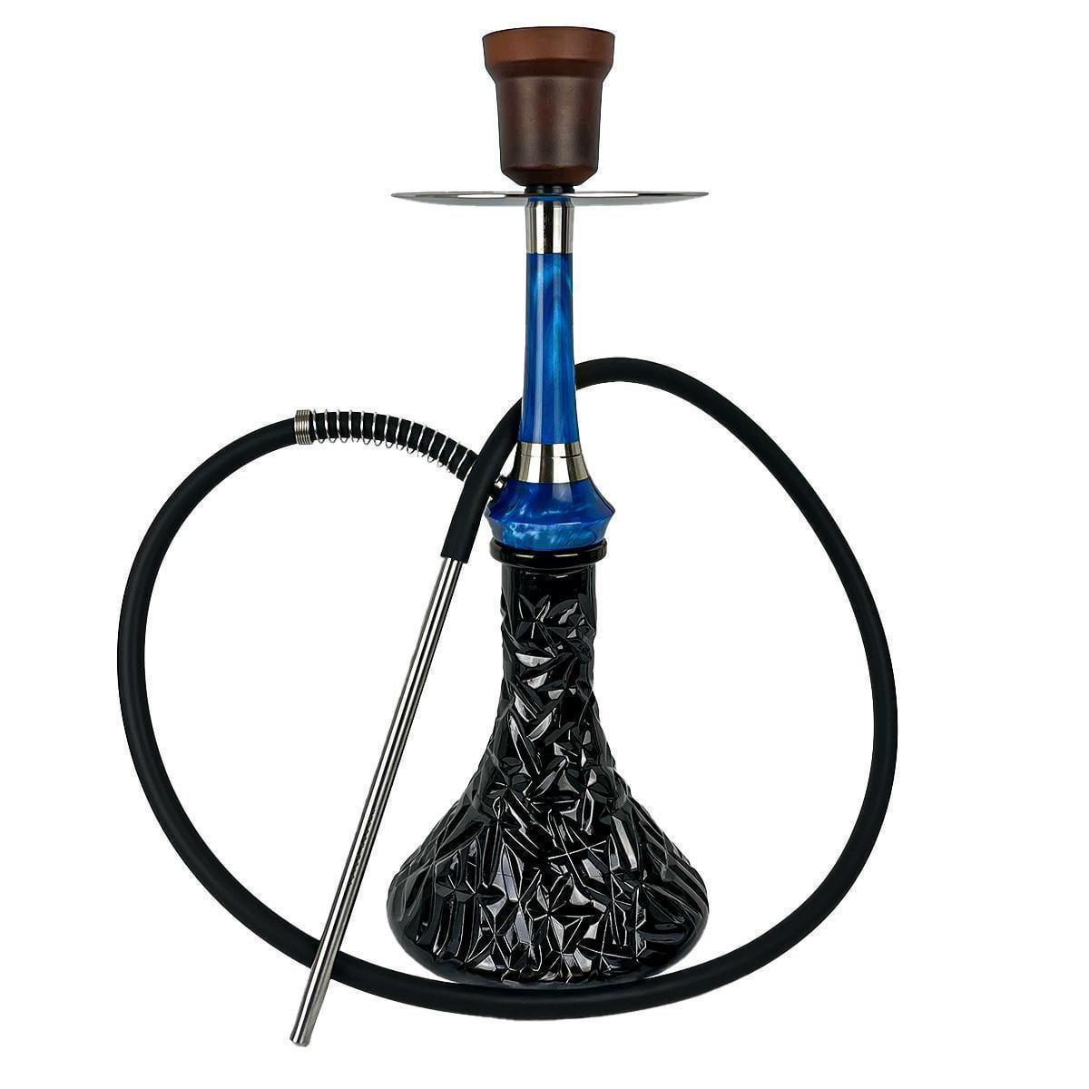 Кальян Totem Hookah Monolit Optima Ocean Blue Craft Crystal Black