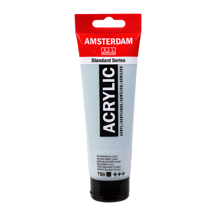 Акриловая краска Amsterdam Royal Talens 120 мл 750 Серый светлый (Az1-8712079533380)