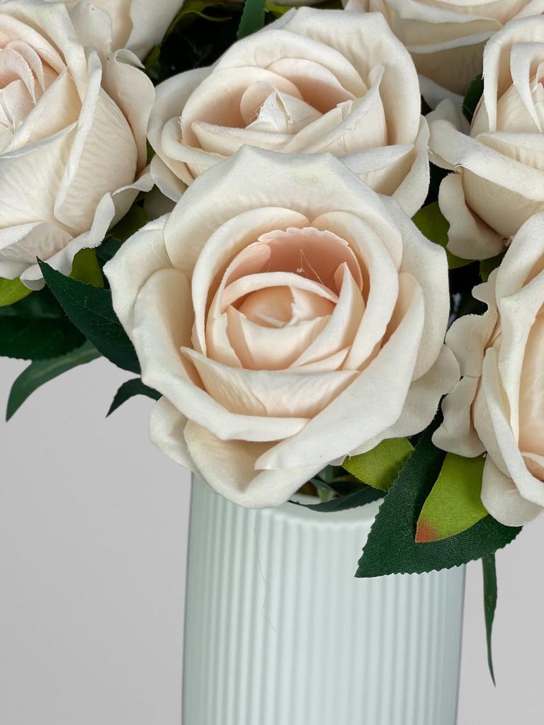 Роза на стеле 51 см Пудровый (К02080) - фото 3 Роза на стеле 51 см Пудровый (К02080) - фото 3