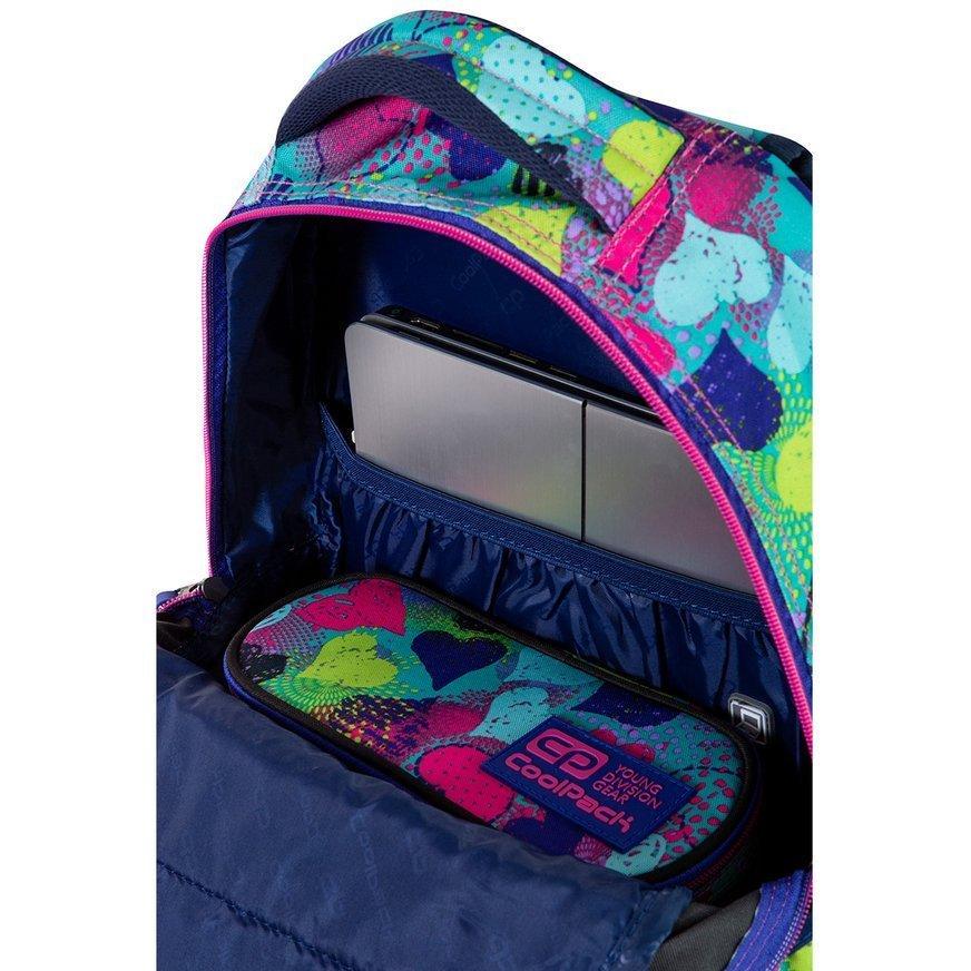 Шкільний рюкзак Coolpack Dart II Hearts Graffiti 27 л 46х34х17 см - фото 4