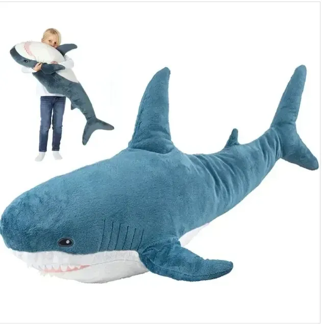 Іграшка м’яка дитяча Акула-обіймашка плюшева 80 см - фото 3 Іграшка м’яка дитяча Акула-обіймашка плюшева 80 см - фото 3