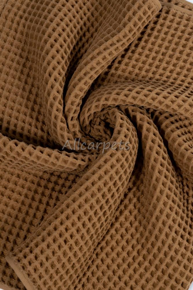 Рушник для лазні Waffle Towel 80х160 см Карамельний (20313530) - фото 4