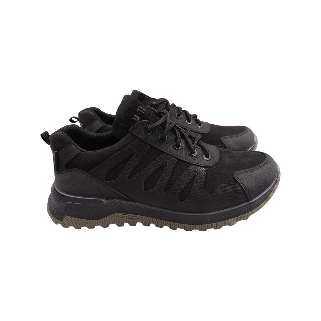 Кроссовки мужские New Man из нубука р. 40 Черный (92-22DTS)